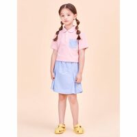 [BEANPOLE KIDS] 핫썸머 SORONA 칼라 티셔츠 여아 상하 세트  핑크 (BI4442G02X)