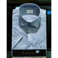[예작셔츠] 남성 일반핏 스트라이프 반팔 남방 와이셔츠 (YJ4MBR214-NY)