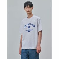 [빈폴] 퍼스트클럽 그래픽 라운드넥 티셔츠  라이트 그레이 (BC4442C422)