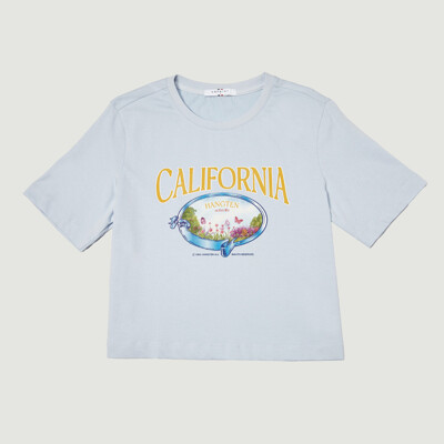 여성 캘리포니아 그래픽 티셔츠_273