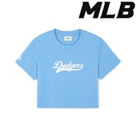 [MLB]여성 베이직 바시티 컬시브 크롭 티셔츠 3FTSV1243 07BLL