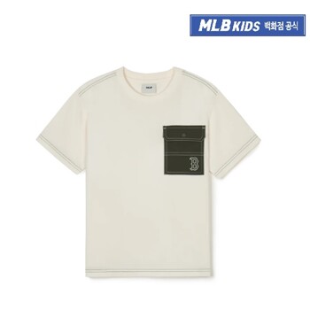 [MLB키즈]아웃도어  우븐포켓 티셔츠 7ATSCP443-43KAS