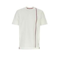 24SS 톰브라운 반팔 티셔츠 MJS252AJ0138 100 White