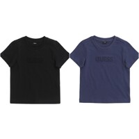 [게스키즈]로고 엠보 티셔츠G14KDT011-B1,N3