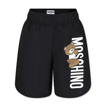 [MOSCHINO] 24SS 키즈 베어 프린팅 숏팬츠 HUL01D LKA02 60100