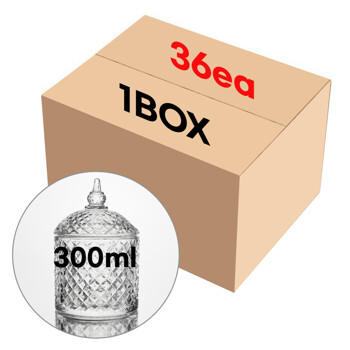 캔들 용기 돔 불꽃 300ml 36개(1BOX) 공병 도매