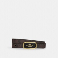 코치 Signature Buckle 리버시블 벨트 CR436 IMAA8