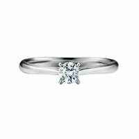 2부 다이아몬드 큐빅 반지 선물 18K 4프롱 프로포즈