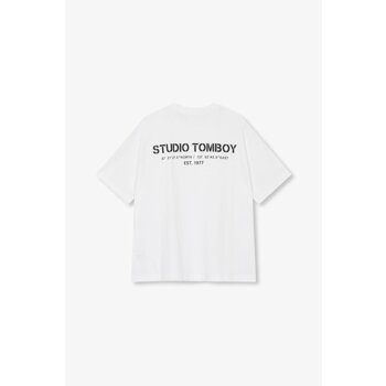 [톰보이][24여름]톰보이 백프린팅 티셔츠(9104222415-1)