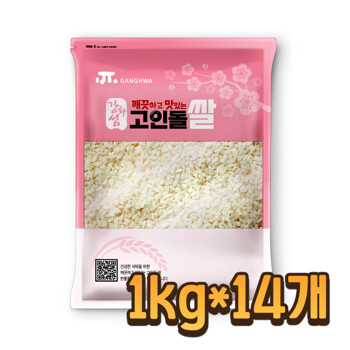 고인돌 쌀14kg(1kgx14개) 강화섬쌀 백진주