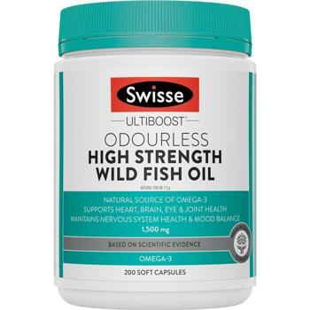 Swisse 스위스 무취 고농축 피쉬오일 1500mg 200캡슐