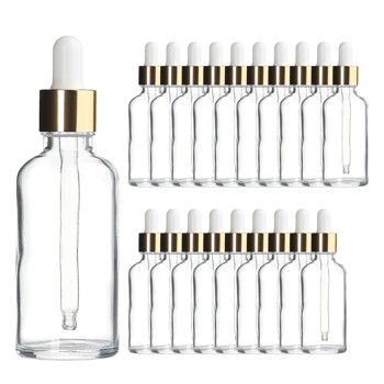 골드 뚜껑 50ml 20개 스포이드 투명 공병 향수용기