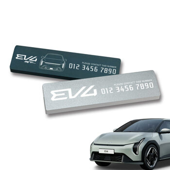 차덕후 자동차 EV4 튜닝 용품 주차번호판 스틸 메탈