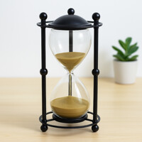 감성 인테리어 모래시계 30분 (블랙골드)