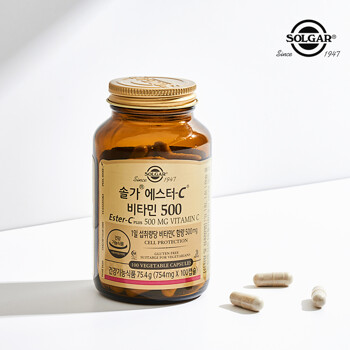 [솔가] 에스터C 비타민C 500mg (100캡슐/3개월10일)