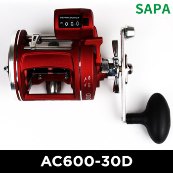 싸파 AC600-30D 장구통릴 12볼베어링 우핸들/침선낚시/선상우럭/선상낚시/바다낚시