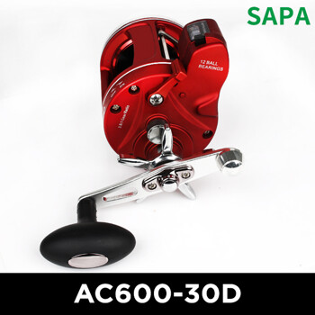 싸파 AC600-30D 장구통릴 12볼베어링 우핸들/침선낚시/선상우럭/선상낚시/바다낚시