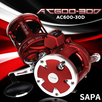 싸파 AC600-30D 장구통릴 12볼베어링 우핸들/침선낚시/선상우럭/선상낚시/바다낚시