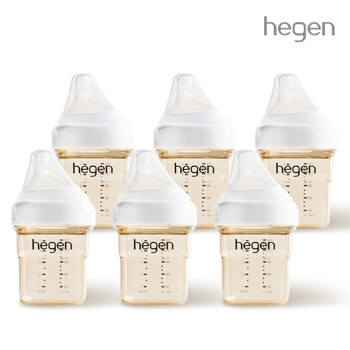 헤겐 분유 수유 패키지 (젖병 150ml 6P) (젖꼭지 포함)