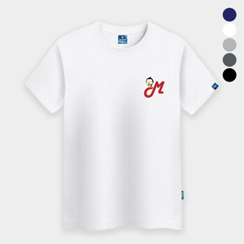 [진마니아] M펭귄 라운드반팔티 남녀공용 빅사이즈 S~4XL 박스티 면티 커플티 단체티 티셔츠