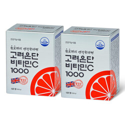 [고려은단] 비타민C 1000 1080mg 120정 x 2개 