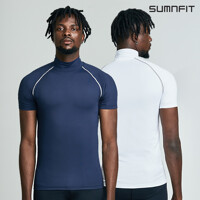 [썸앤핏] 남자 목폴라 반팔 언더레이어 기능성 티셔츠_3colors (M~XL)