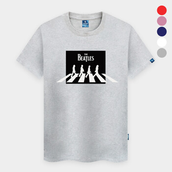 [진마니아] 클래식비틀즈 라운드 반팔티 남녀공용 빅사이즈 S~4XL 박스티 면티 커플티 단체티 티셔츠