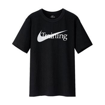 나이키 남성 드라이핏 트레이닝 스우시 기능성 반팔 티셔츠 블랙 CZ7989-010