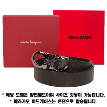 페라가모 벨트 675542 0689112 TMORO/NERO / 정장벨트